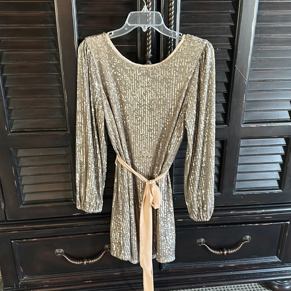 Sequin mini-dress
